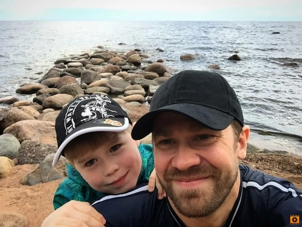 Алексей Морозов с сыном