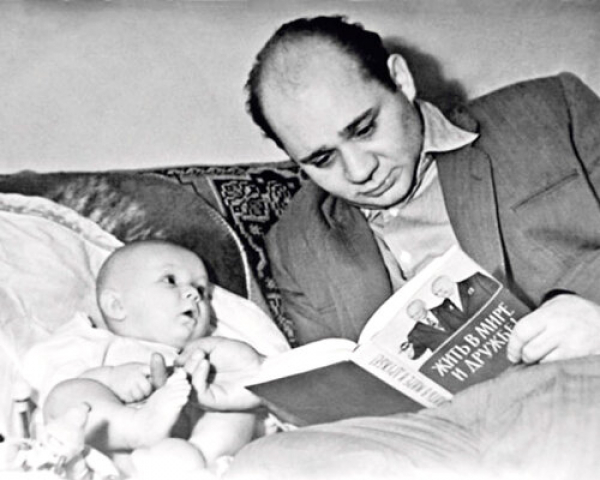 Евгений Леонов с сыном Андреем