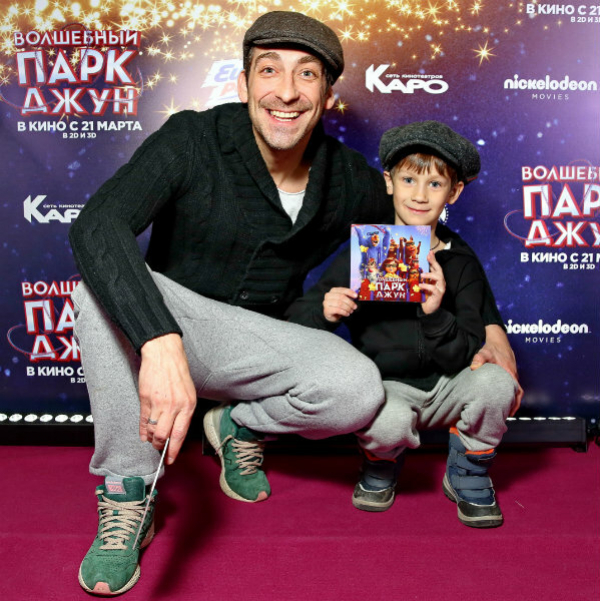 Артём Ткаченко со старшим сыном Тихоном