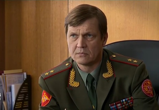 Александр Саюталин во время съемок