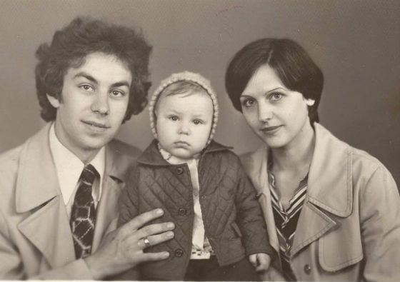 Дмитрий с родителями