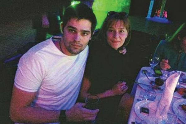 Елена Дробышева с сыном Филипом