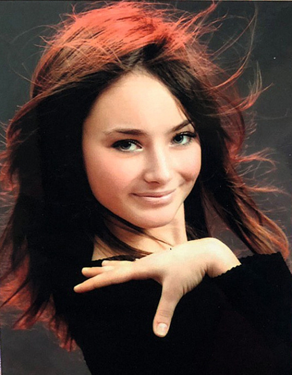 Ксения Мишина в юности