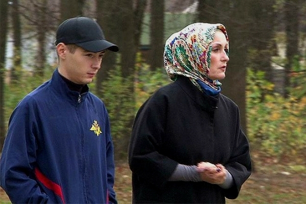 Ольга с сыном Василием