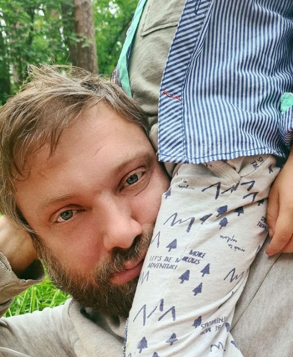 Муж Наталии Медведьевой с сыном
