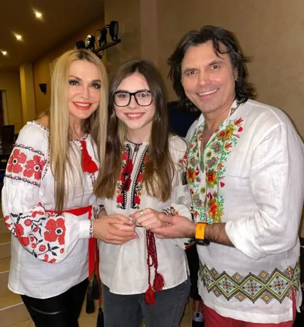 Ольга Сумская с мужем Виталием и дочерью Анной