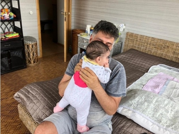 Тигран Кеосаян с дочерью